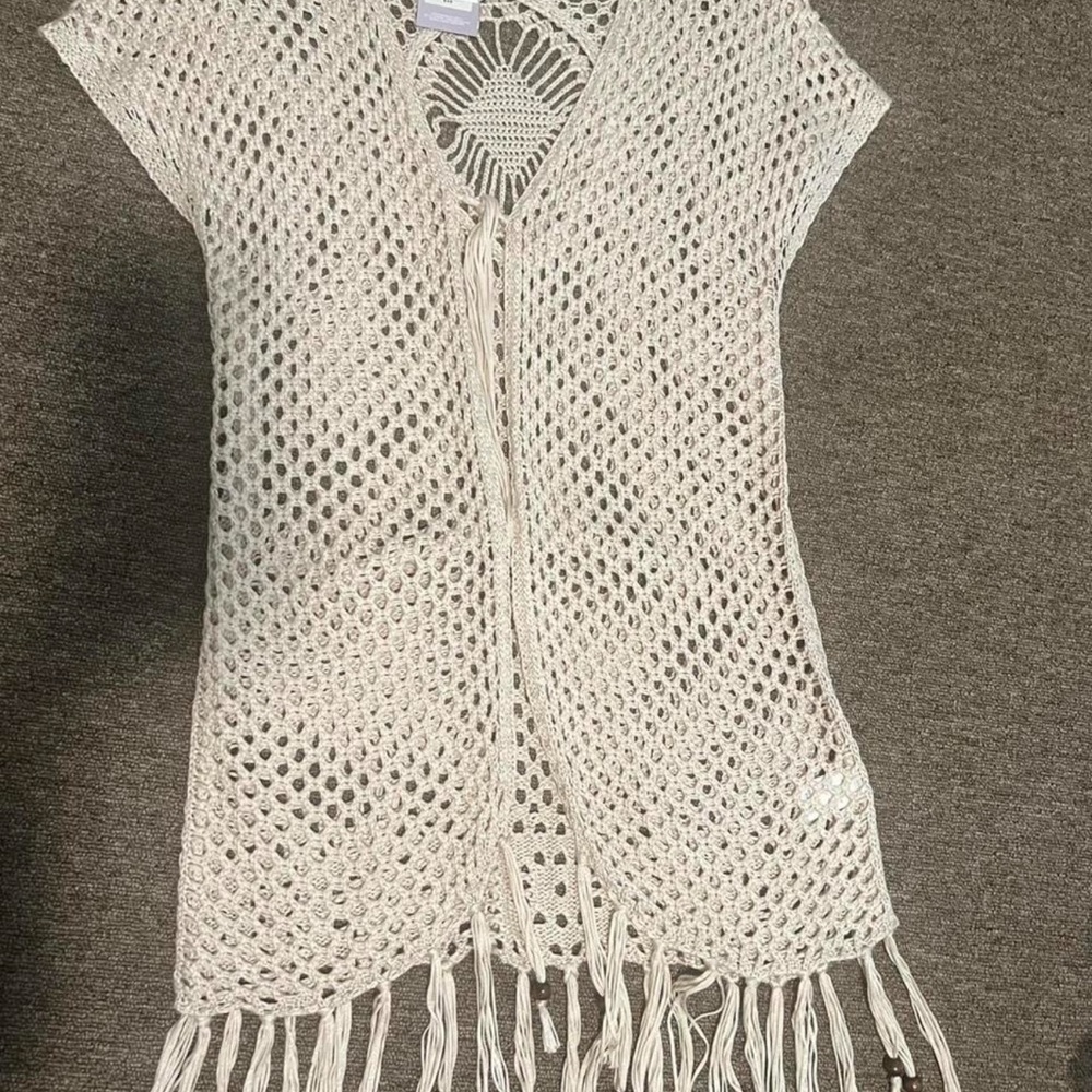 Crochet Fringe cover up